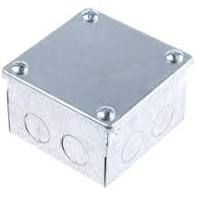 Adaptable box 3x3x2 Galv K/O