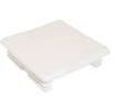 Channel end caps 41 x 41 white