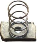 Long Spring Channel Nuts M12 BZP