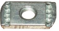 Plain Channel Nut M6 BZP