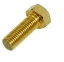 M6 x 20 Brass Hex Set Bolts