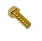 M6 x 35 Brass Hex Set Bolts