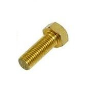 M8 x 30 Brass Hex Set Bolts