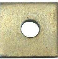 Square plate washers M12 Bzp