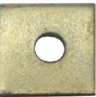 Square plate washers M6 Bzp