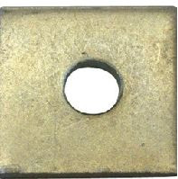 Square plate washers M6 Bzp
