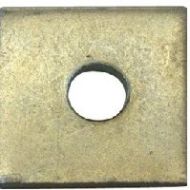 Square plate washers M8 Bzp
