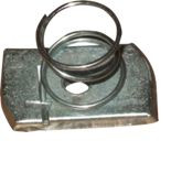 Short Spring Channel Nuts M12 Bzp