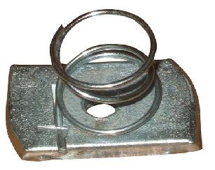 Short spring channel nuts M6 Bzp