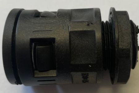 PVC Flexible Conduit Glands Black 25mm