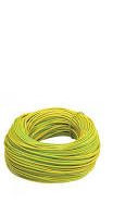 PVC Oversleeving (Hanks) - 10.00mm Green/yellow