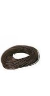 PVC Oversleeving (Hanks) - 4.0mm brown