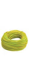 PVC Oversleeving (Hanks) - 5.0mm green/yellow