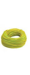 PVC Oversleeving (Hanks) - 6.0mm green/yellow