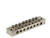 Earth Terminal Blocks (brass/bright zinc plated) 8 x 16mm