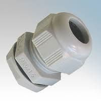 Nylon Glands Grey 20mm Cable dia 6-12 mm (IP68)