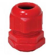 Nylon Glands Red 20mm Cable dia 6-12 mm (IP68)