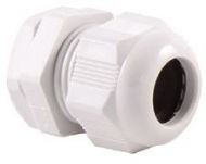 Nylon Glands White 20mm Cable dia 6-12 mm (IP68)