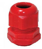 Nylon Glands Red 25mm Cable dia 13-18 mm (IP68)