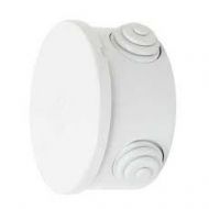 Circular Junction Box 80mm x 40mm with Grommets ( IP44)