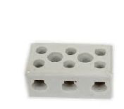 Connectors/Porcelain - 5 Amp 3 pole