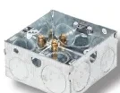 Switch & Socket Boxes 1 Gang x 35mm deep (galvanised)