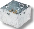 Switch & Socket Boxes 1 Gang x 47mm deep (galvanised)