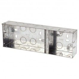 Switch & Socket Boxes Single & Twin 35mm deep (galvanised)