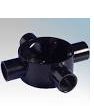 4 Way 25mm black