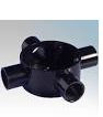 4 Way 25mm black