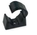 Kwick clip saddles 20mm black