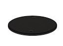 Plastic lids black
