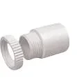 Male adaptors 20mm white