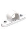Spacer bar saddles 25mm white