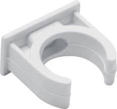 Snap saddles 20mm white