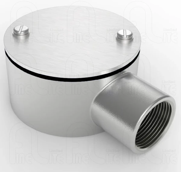 Circular Box 1 Way 20mm Stainless Steel (304)
