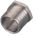 Male Bush Long Pattern 25mm Stainless Steel (304)