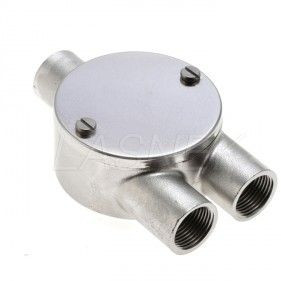 Circular 25mm Y Box Stainless Steel (304)